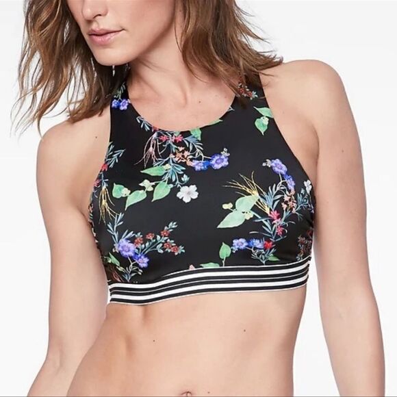 Athleta High Neck Bikini Top 32B/C - Picture 1 of 5